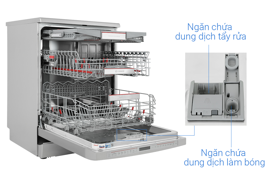 Đa dạng chương trình rửa phù hợp với nhiều loại bát đĩa